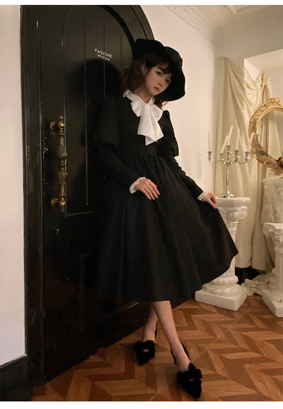 Beleganty~Miss Winter~ Retro Elegant Lolita OP Dress   