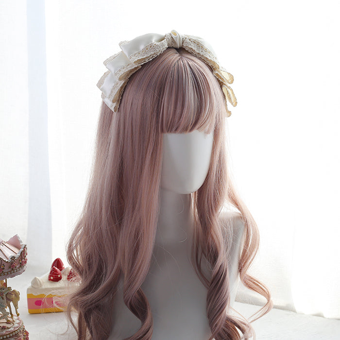 Xiaogui - Sweet Lolita Headdress, Japanese Lace KC cream white