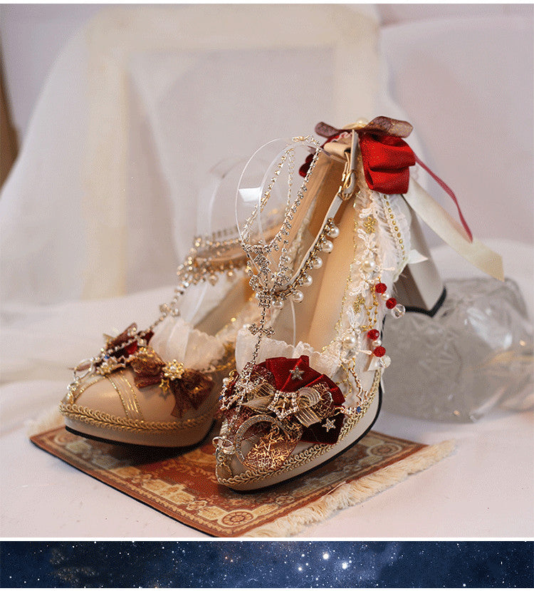 Hexagram~Constellation ~Classic High Heels Lolita Shoes   