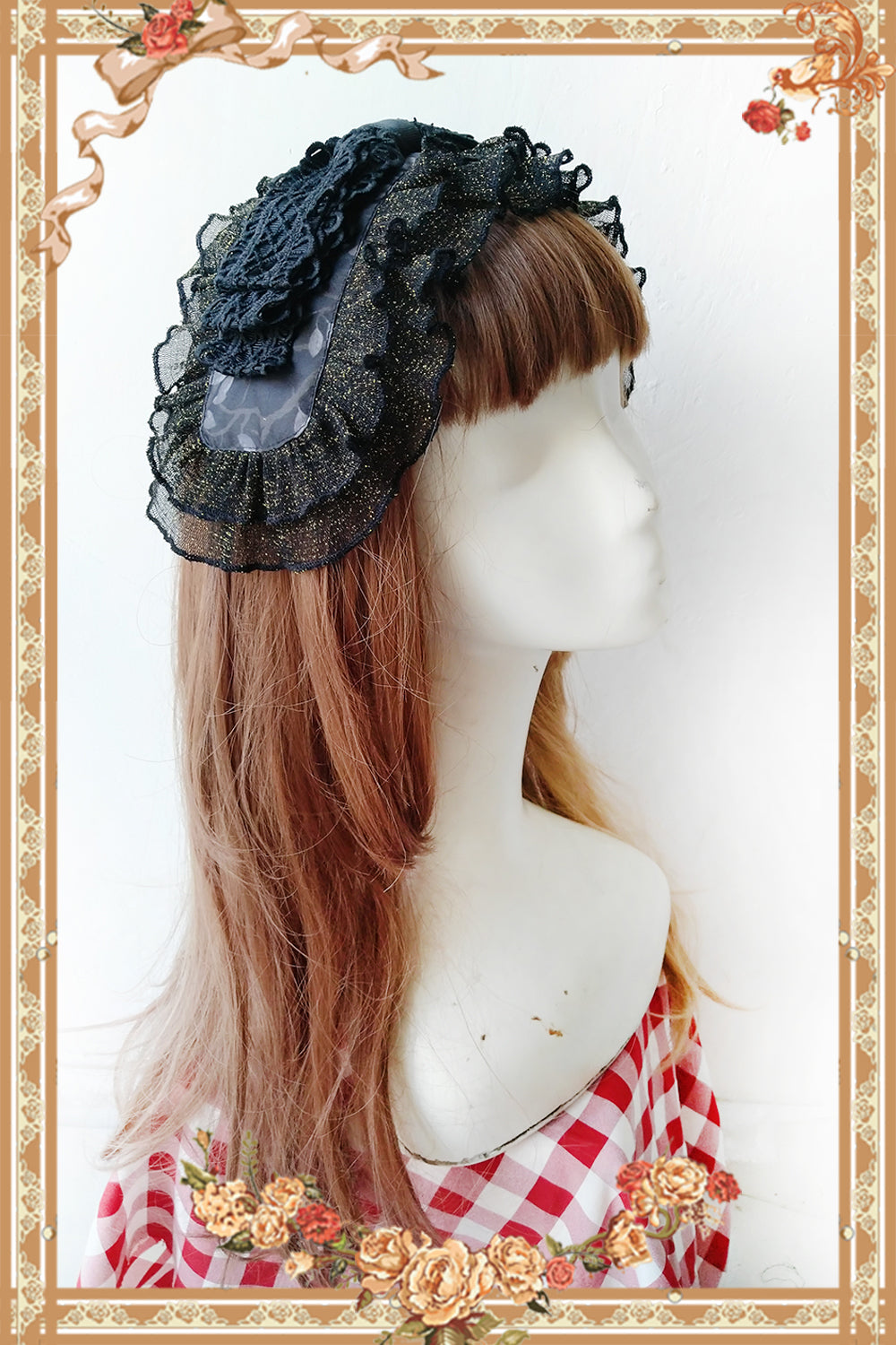 Infanta~Elk~Classic Lolita JSK Dress free size black headdress 