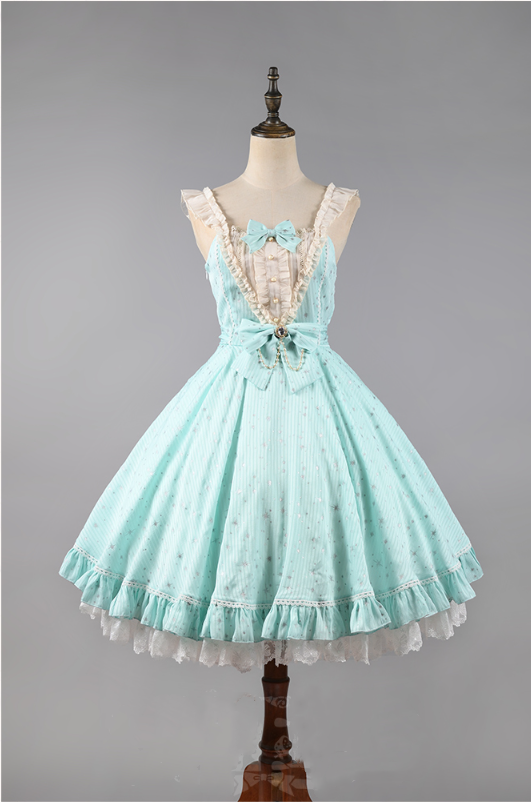 Strawberry Witch~Midsummer Star~Foil Printing Lolita JSK Dress Solid Color 6412:127822
