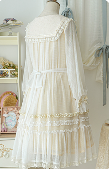 Letters from Unknown Star~Sunflower Diary~Spring Lolita Dress Long Sleeve OP 11510:131524