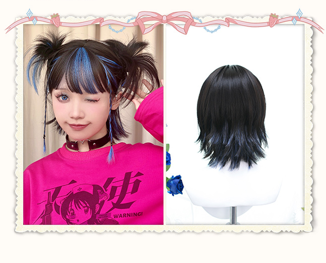 Dalao Home~Yeyu~Short Lolita Japanese Style Full Head Wig   