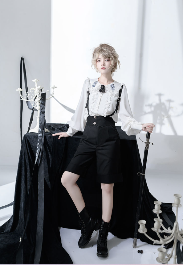 CastleToo~Corroding the Heart~Kodona Fashion Brolita Ouji Prince Shirt Suspenders