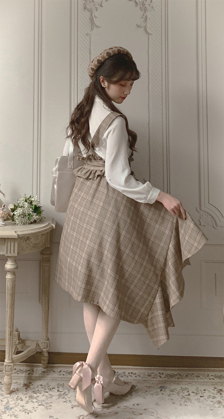 Beleganty ~ Vintage Irregular Ruffle Lolita Skirt   