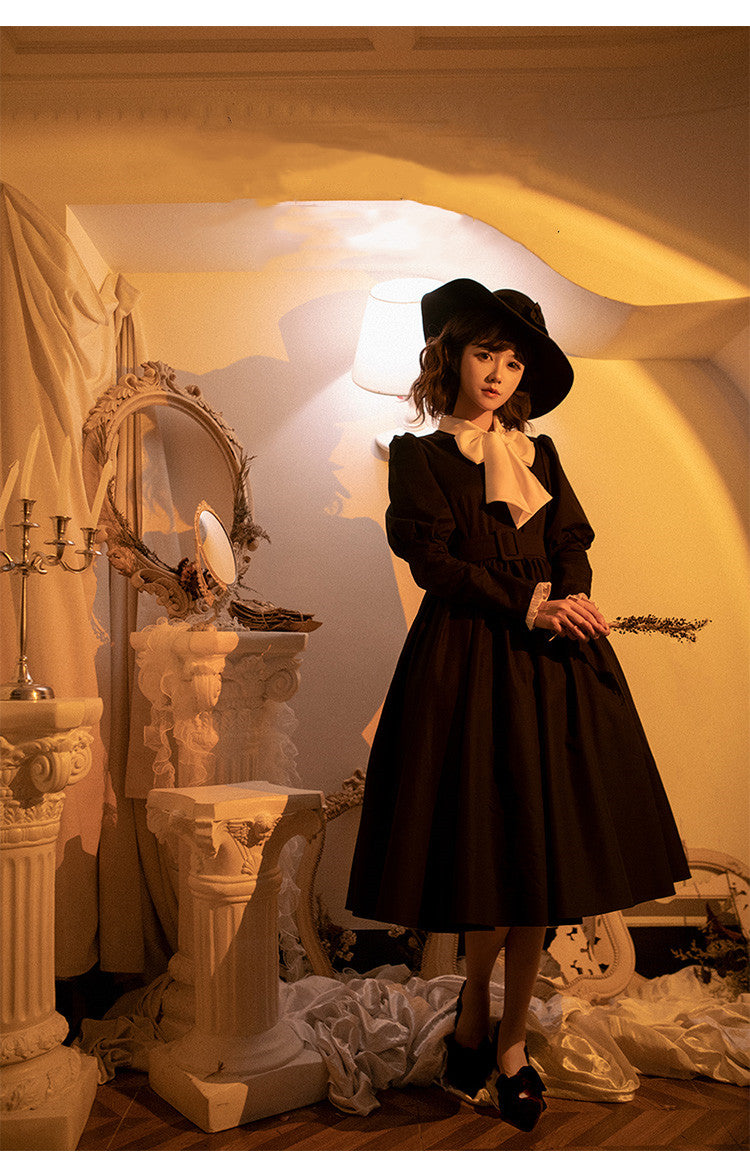 Beleganty~Miss Winter~ Retro Elegant Lolita OP Dress   