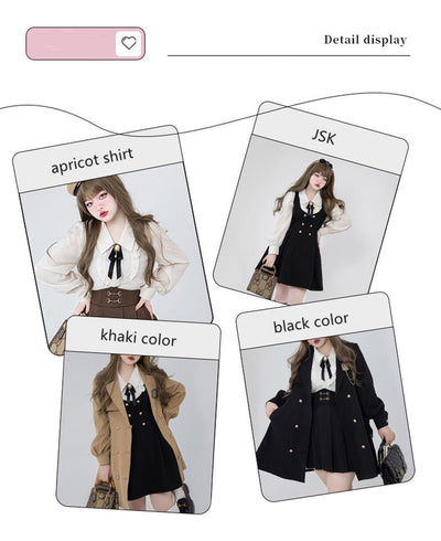 HardCandy~Royal College Vintage Plus Size Lolita  JK Suit   