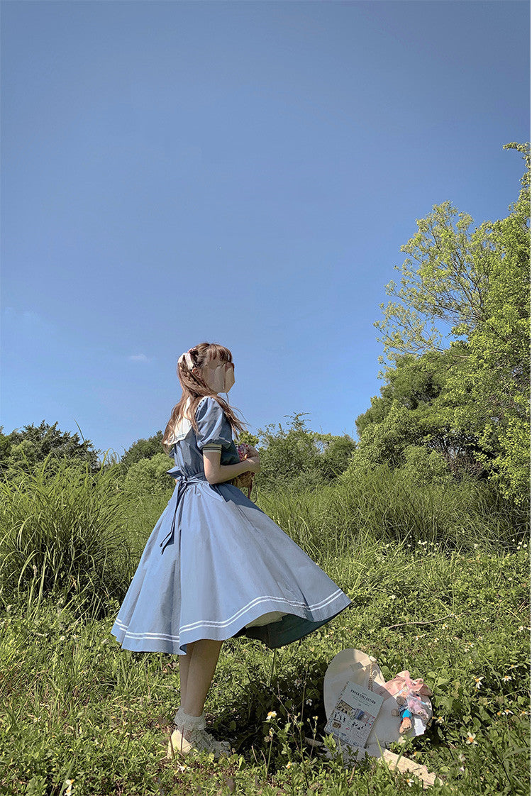 Beleganty~Sea and Wind~Retro Sailor Lolita OP Dress Version 1.0   