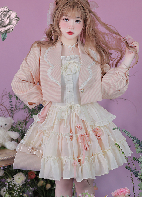HardCandy~Sweet Lolita Plus Size Off White Suit   