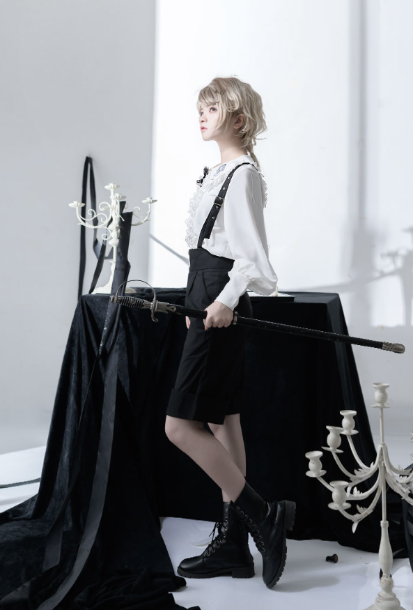 CastleToo~Corroding the Heart~Kodona Fashion Brolita Ouji Prince Shirt Suspenders