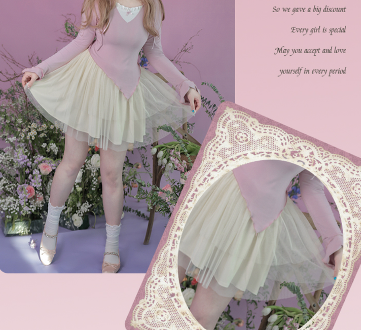 Yingtang~Swan Lake~Plus Size Lolita Skirt and Blouse Ballet Style   