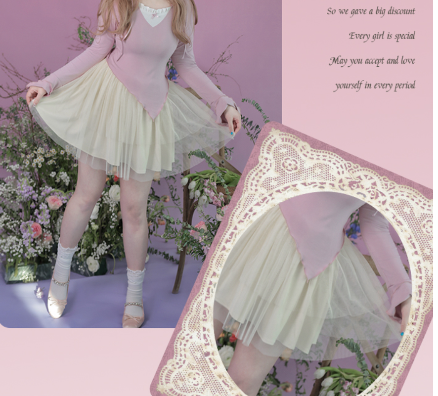 Yingtang~Swan Lake~Plus Size Ballet Lolita Skirt and Blouse   