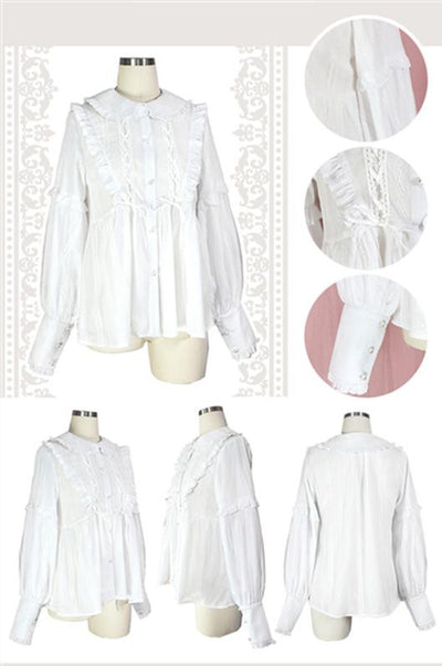 CastleToo~Ballet~Classic Lolita Mutton Sleeve Lantern Shirt   