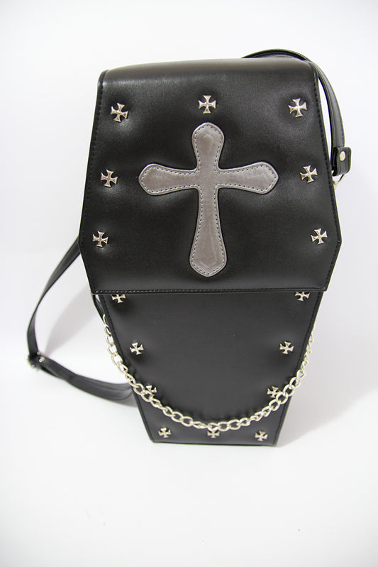 Loris - Gothic Coffin Punk Style Bag black