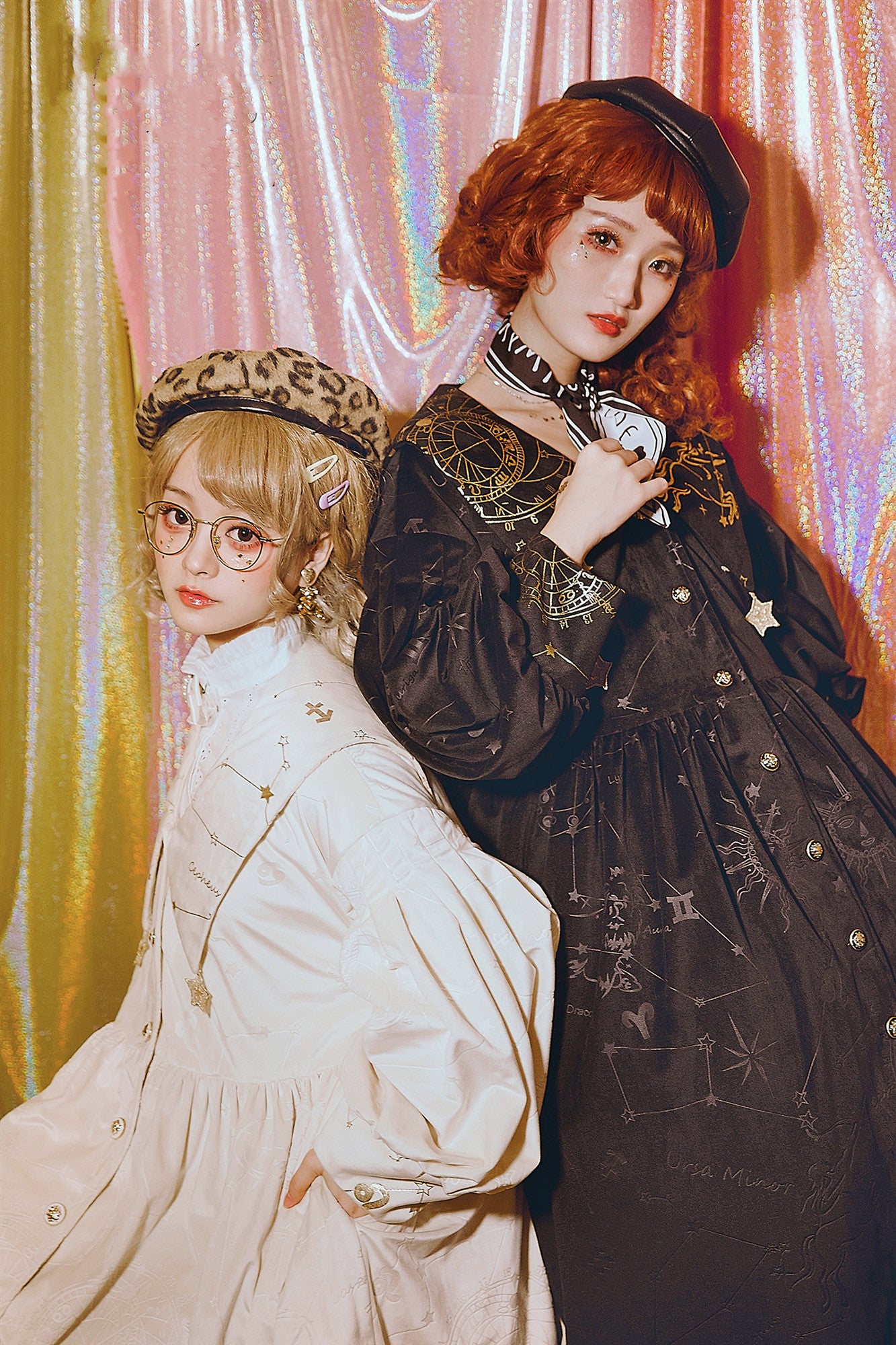 Boguta~Stargazer~French Lolita Winter Velvet OP Dress   