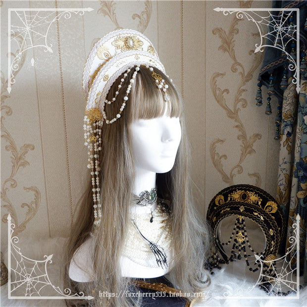 Fox Cherry-Lolita Palace Retro Hair Ornament Hair Crown   