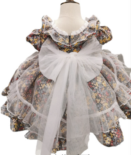 Kawai Kid Lolita Floral Dress   