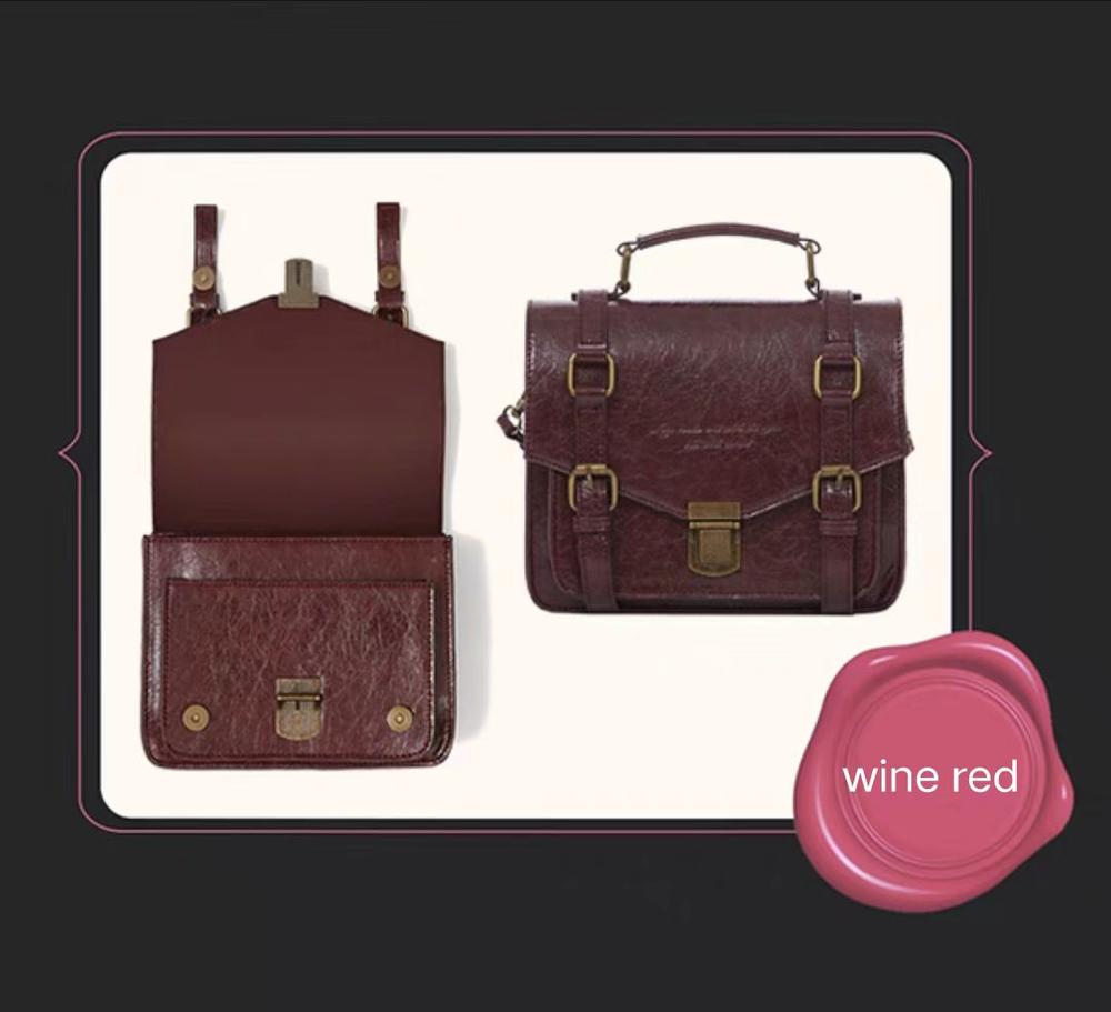 BerryQ~Vintage Lolita Bag Multicolors wine red  