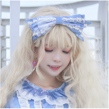 Eieyomi-Sweet Japanese Style Lolita KC Multicolors free size dream deep sea Theater-dark blue 