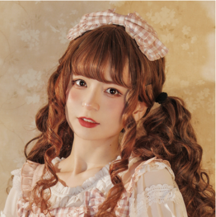 Eieyomi-Sweet Japanese Style Lolita KC Multicolors free size Sweet eart-pink 