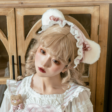 Eieyomi-Sweet Japanese Style Lolita KC Multicolors free size bear bakery 