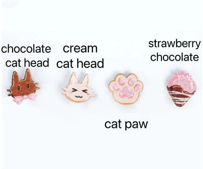 Pumpkin Cat~Chocolate Cookies~Lolita Accessories free size embroidery patch 