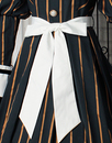 Pumpkin Cat~Elegant Charlotte~Elegant Stripe Lolita OP Dress free size white waist chain 
