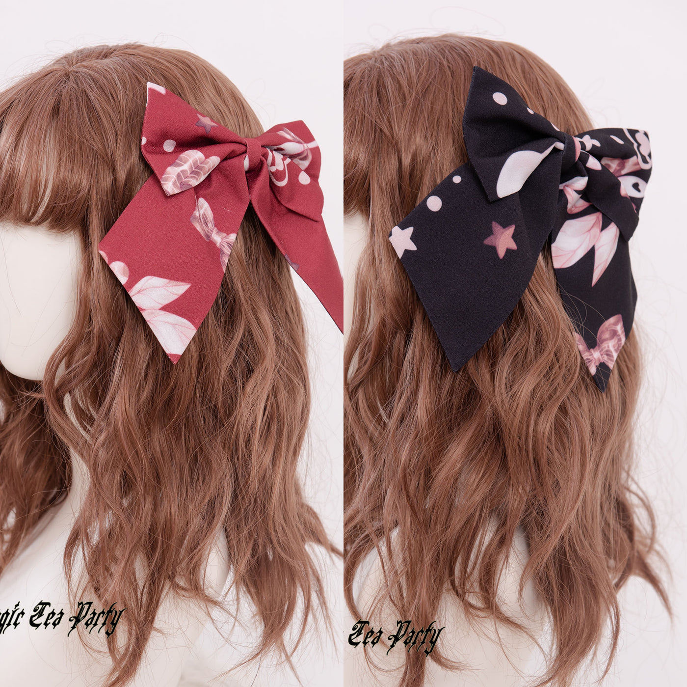 Magic Tea Party~Chocolate Rabbit Lolita Headdress red and black side clip  