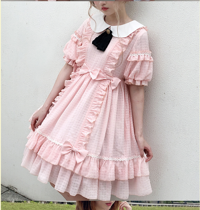 Pumpkin Cat~Sweet Party~ Lolita OP Dress   