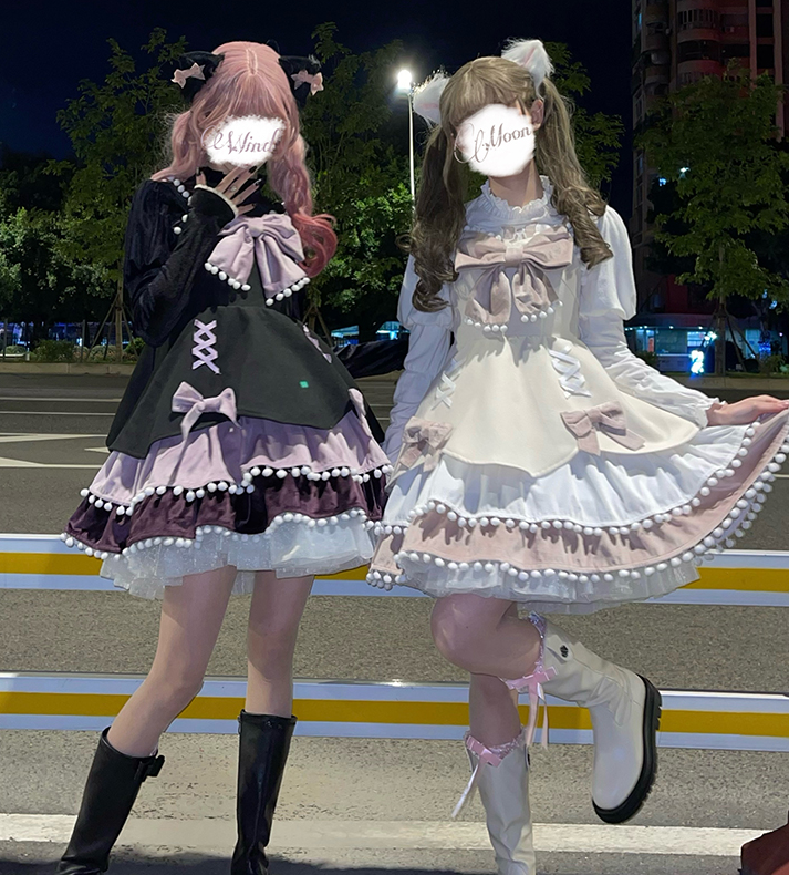 With PUJI~Confession Function~Wool Kawaii Lolita JSK   