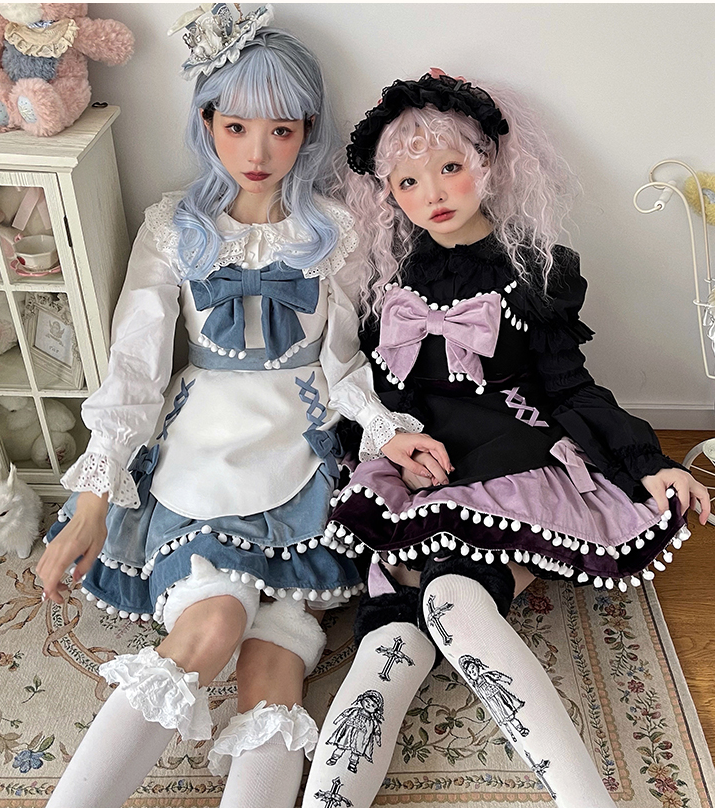 With PUJI~Confession Function~Wool Kawaii Lolita JSK   