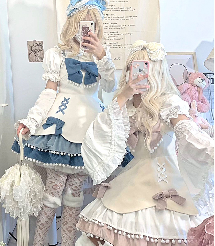 With PUJI~Confession Function~Wool Kawaii Lolita JSK   