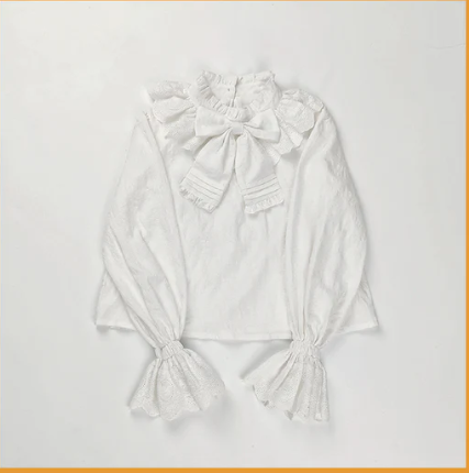 Sakurada Fawn - Plus Size Lolita Cotton Blouse