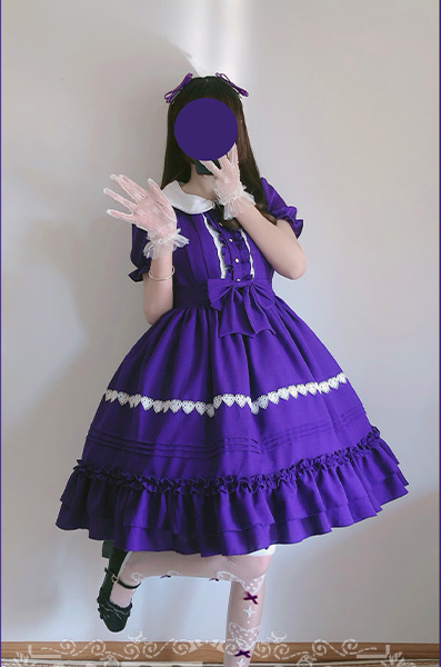 Strawberry Witch - Ice Cream Puffs - Sweet Lolita OP