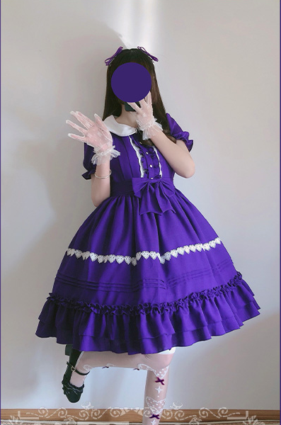 Strawberry Witch~Ice Cream Puffs~ Sweet Lolita OP   