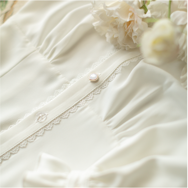 Forest Wardrobe - South of the Forest - Vintage Lolita Halter JSK Dress, French Style Blouse 630:33744