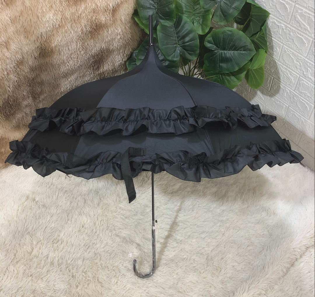 Pagoda-shaped Princess Sunscreen Elegant Lolita Parasol   