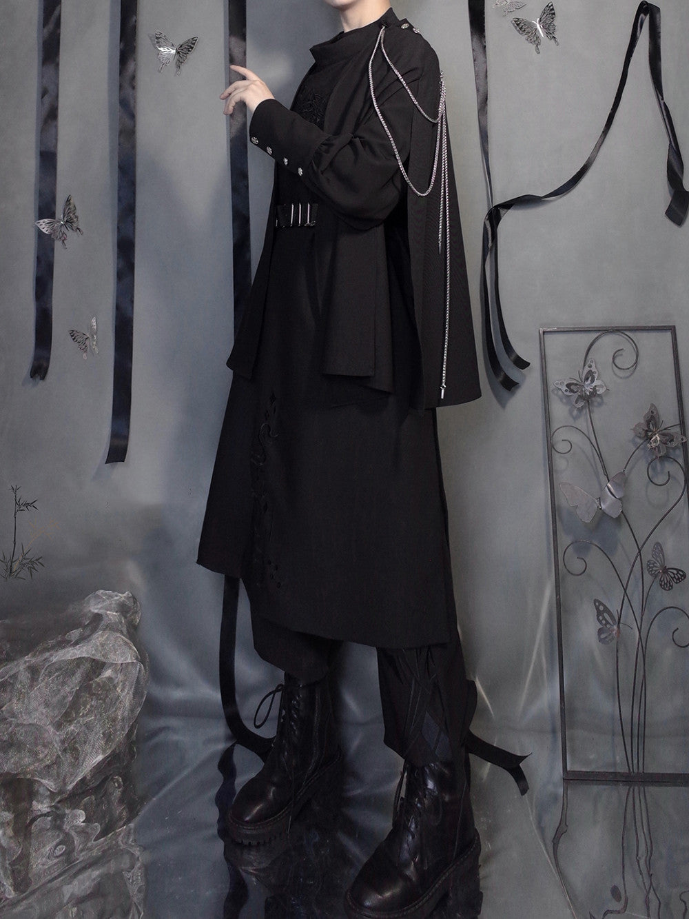 ● ROLAROLA ● PEASANT LONG ONEPIECE BLACK PEASANT LONG ONEPIECE BLACK - ROLAROLA | 60% - Asian Fashion
