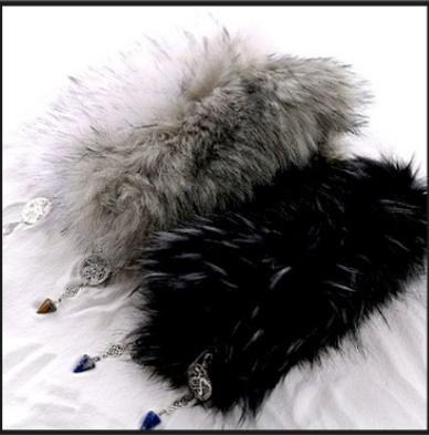 (Buy for me) Wuyuzhe~Tale Bringer's DRAGOON~Gothic Lolita Fur Collar and Cloak free size fur collar 