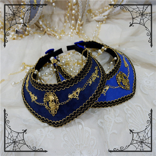Foxcherry~Retro Lolita Gorgeous Bead Chain Headdress Multicolors   