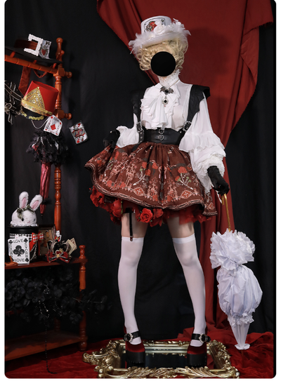 (Buyforme)ZJstory~Dragon Bone Cemetery~Gothic Lolita Shirt Long Sleeve Blouse   