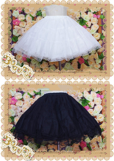 Boguta ~ 40cm 55cm A-line Soft Yarn 4 layers Lolita Petticoat   