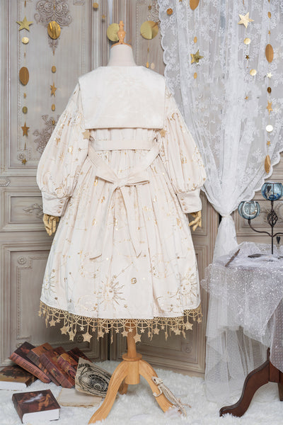 Boguta~Stargazer~French Lolita Winter Velvet OP Dress   