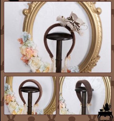 (Buy for me) Star Box Design~Bunny Coffee~Kawaii Lolita Tea Cup Hat   