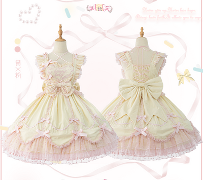 (Buy for me) The Seventh Doll~Sweet Doll Lolita Cotton Jumper Dress   