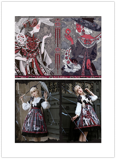 (Buyforme) Cat Highness~Beauty of Witch~Gothic Lolita OP JSK   