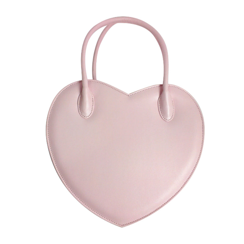 Loris~Sweet Heart Shape Lolita Handbag light pink