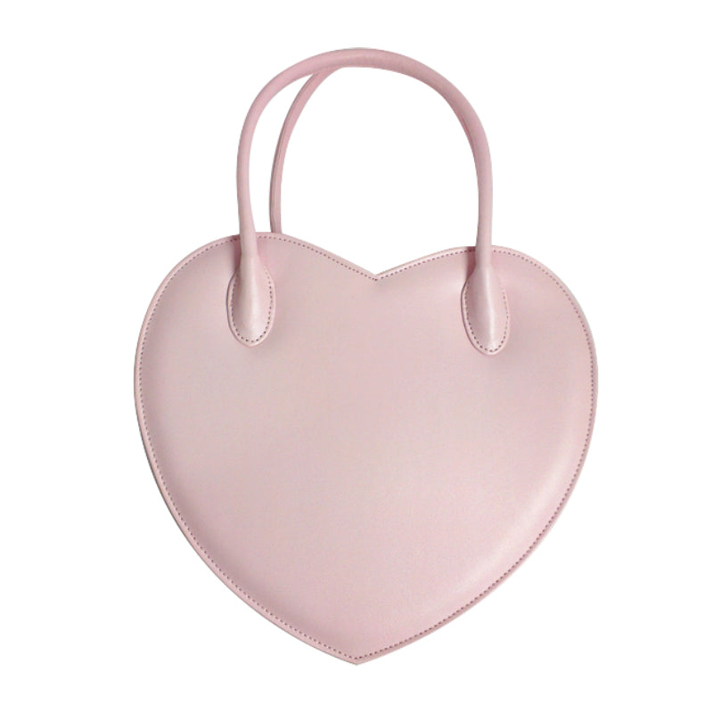 Loris~Sweet Heart Shape Lolita Handbag free size light pink 