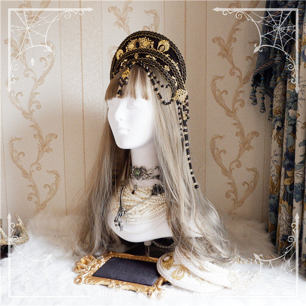 Fox Cherry-Lolita Palace Retro Hair Ornament Hair Crown   
