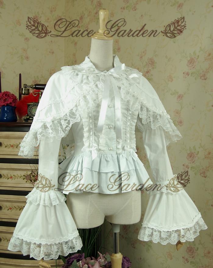 Lace Garden~Retro Lolita Princess Winter Shirt   